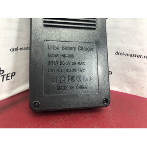 Зарядное устройство для 2-х аккумуляторов Li-Ion 3,7В, типа 18650, вход Micro-USB 5В, 2А