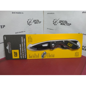 Нож складной CATERPILLAR, 16 см, лезвие 6,5 см, накладки G10