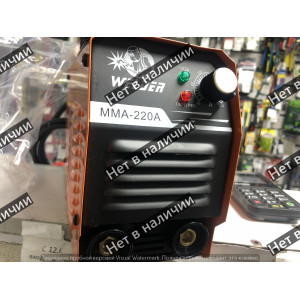 Сварочный аппарат WELDER 20-220A, 1,6-4,0 мм, 70%, Anti Stick, Hot Start, 3,8 кг MMA-220A
