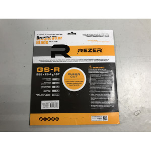 Нож (диск) REZER GS-R для бензокосы, защита от наматывания, 255х25,4мм, 40Т