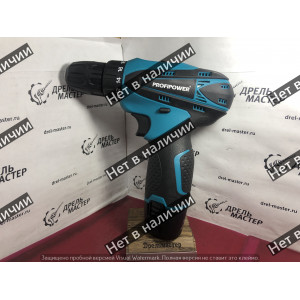 Шуруповерт аккумуляторный ProfiPower 12В, 0-350/0-1400 об/мин, арт.T0051 Шуруповерт аккумуляторный ProfiPower 12В, 0-350/0-1400 об/мин, арт.T0051