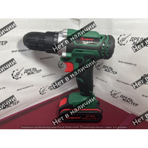 Шуруповерт ДифМаш ША-21-01М, 21 В, 0-400/0-1400 об/мин, 35Н*м, 2*2А/ч, 1 час