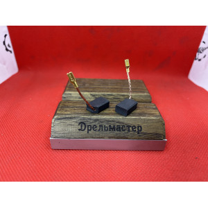 Щетка угольная 6х10 мм, поводок выход сверху для Парма УШМ-01-125/910